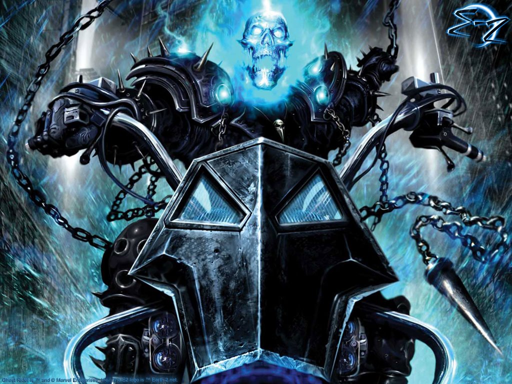 ghost rider blue flame   The Ghost Rider Fan Art 36457595 1024x768