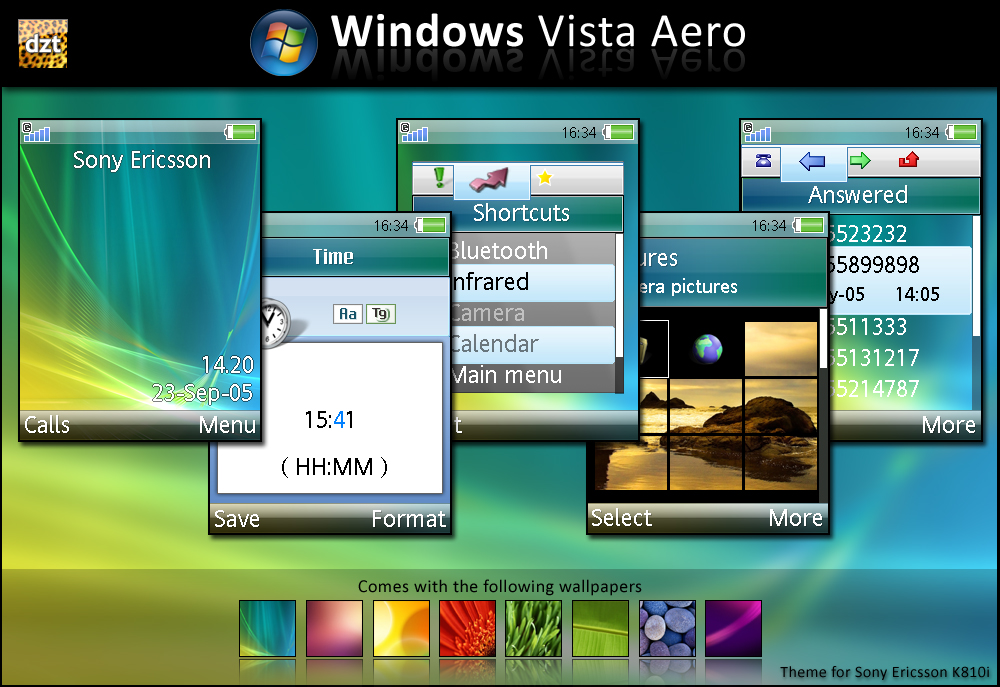 Dzutrinh Deviantart Art Windows Vista Aero For K810i