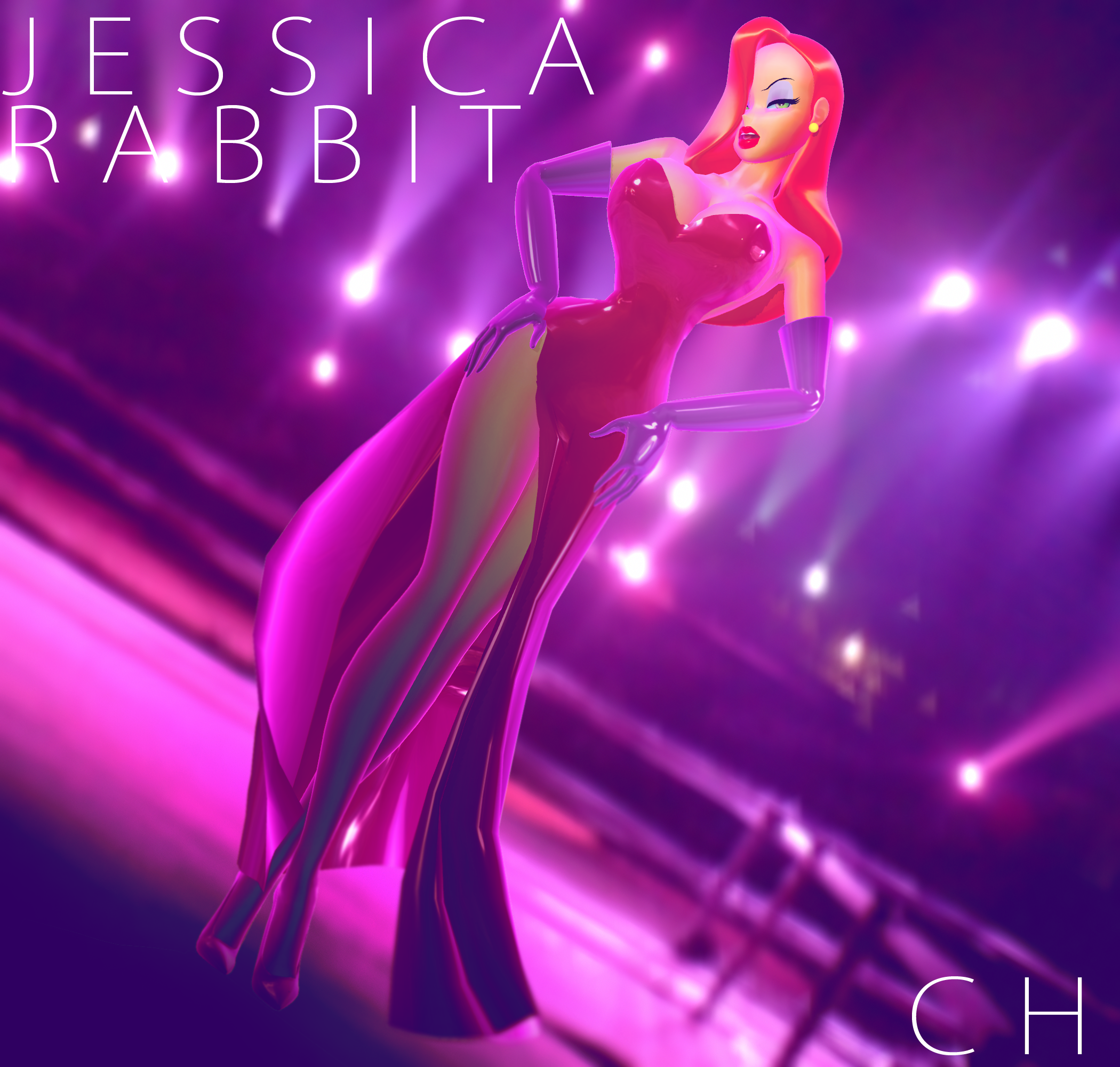 Jessica Rabbit Model by chatterHEAD on