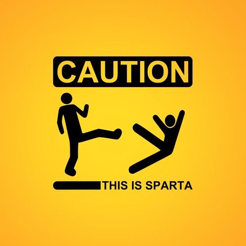Caution This Is Sparta Wallpaper For Lg Dare