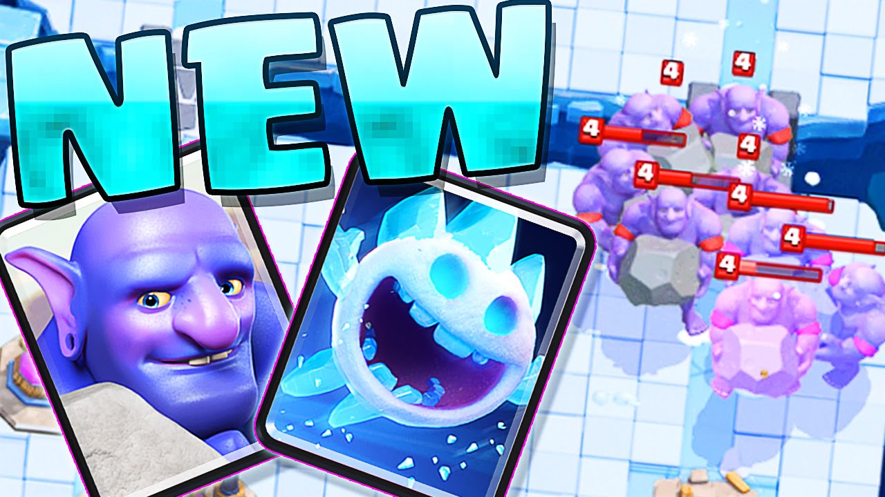 New Cards Clash Royale Bowler And Ice Spirit