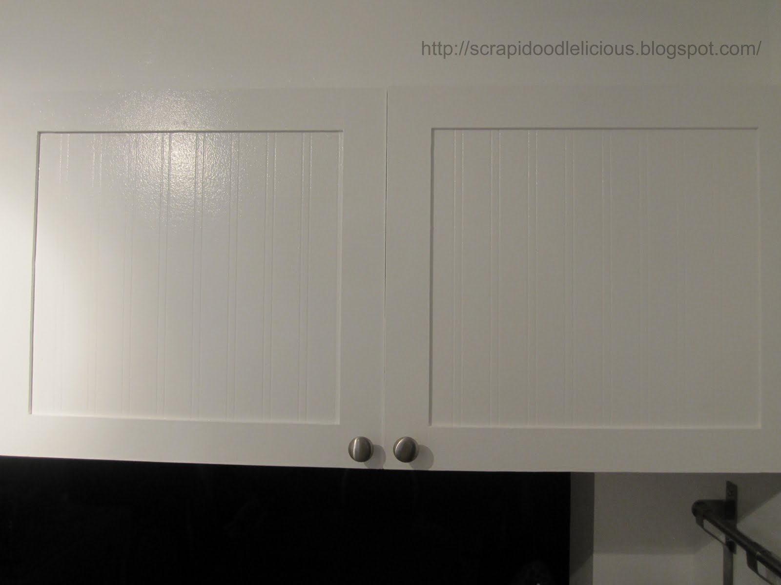 Scrapidoodlelicious Beadboard Wallpaper in Kitchen Cabinets 1600x1200