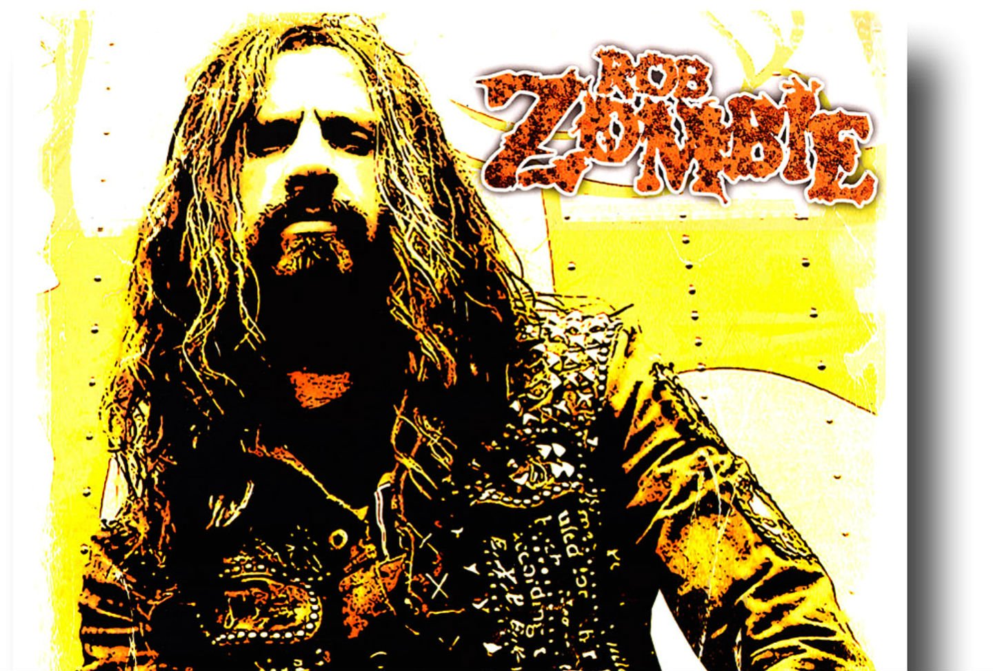 Metal Heavy White Zombie Rob Wallpaper Background