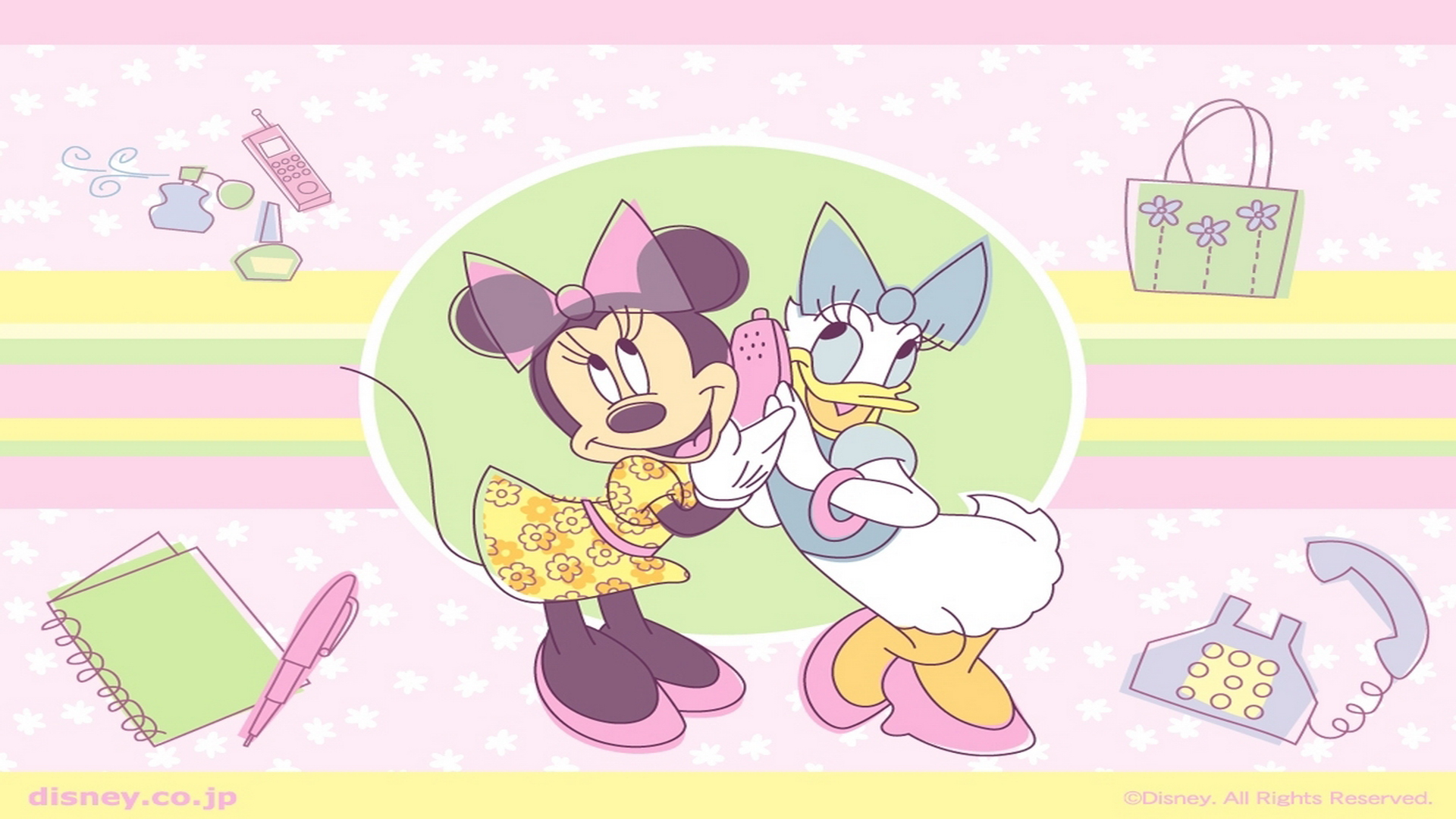 Minnie And Daisy Wallpaper Disney Wallpaper