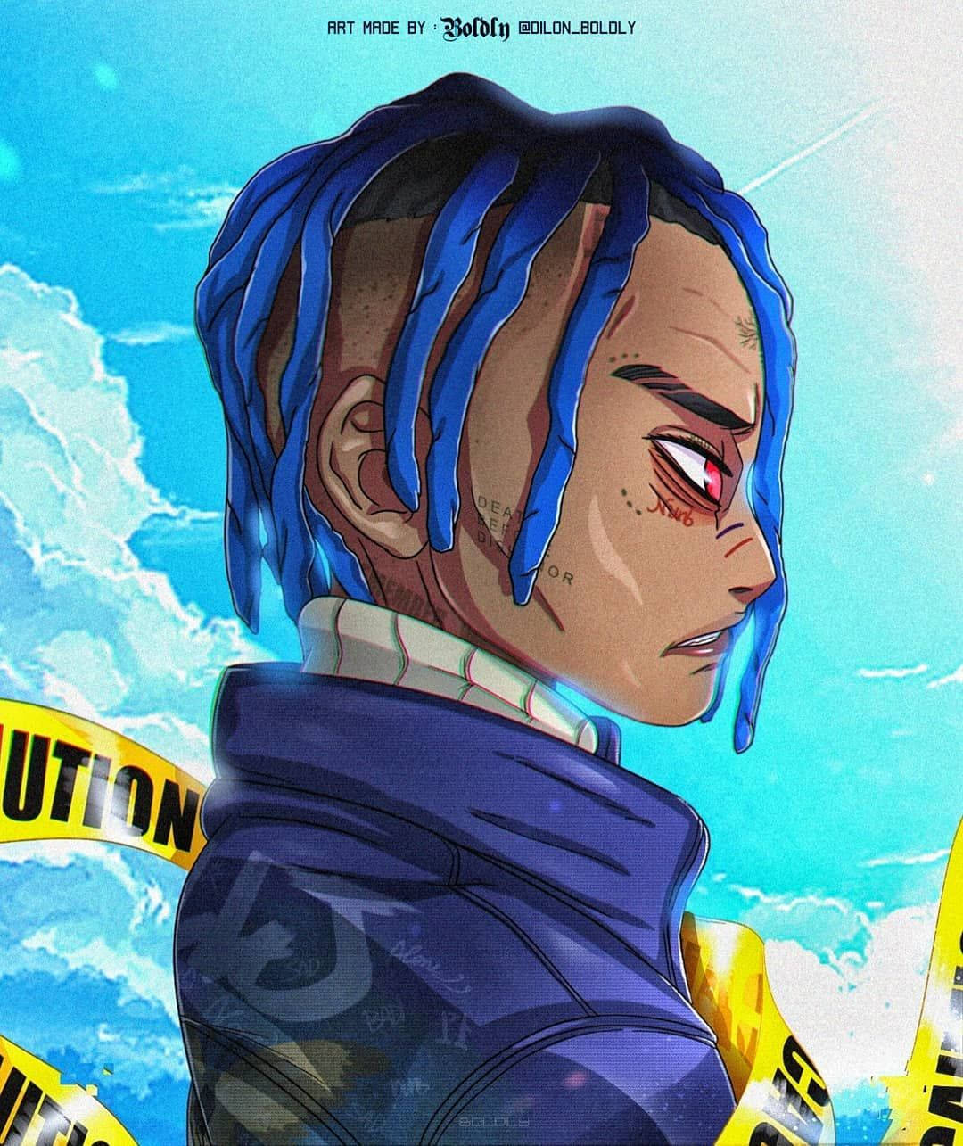 Xxxtentacion Anime Cartoon Wallpaper