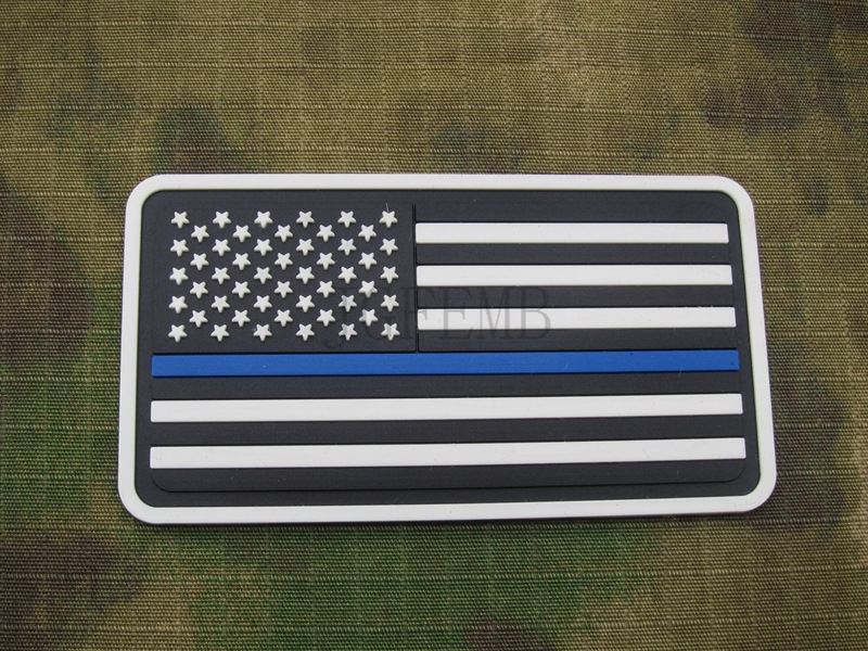 Thin Blue Line Flag W Florida State Knockout  Ghost Grey  Florida  Patriot Apparel Company