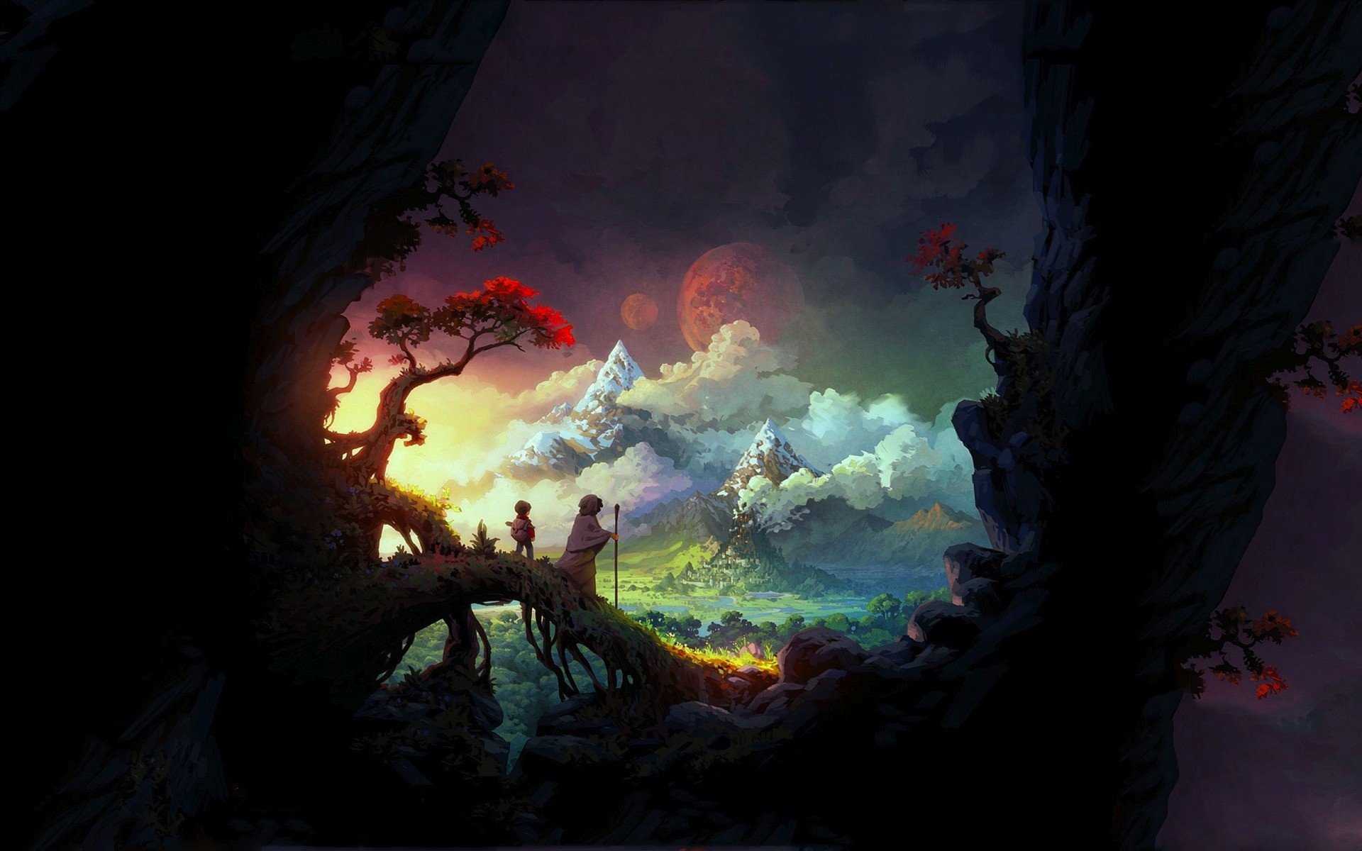Fondos De Pantalla Paisajes Fantas A Bonitos Wallpaper
