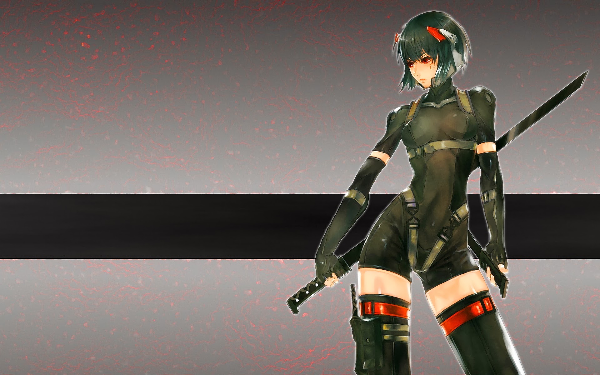 Warrior Girl Sci Fi Bodysuit Anime HD Wallpaper A957