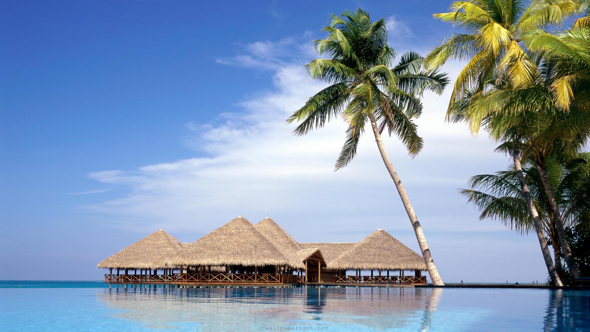 Maldives Beach Resort High Quality And Resolution