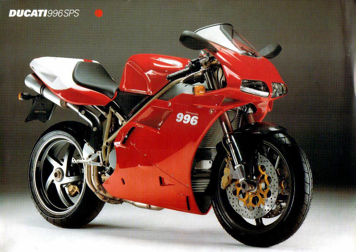 Ducati 996 SPS Motorcycle - Studio Shot