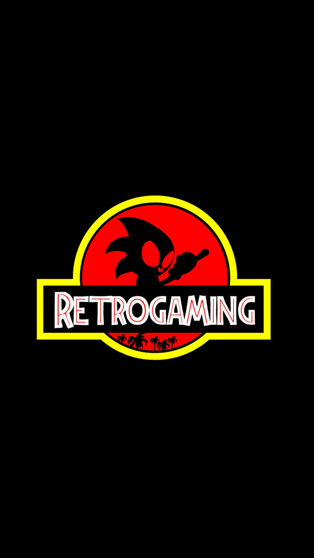 We Love Retro Gaming iPhone Wallpaper 640x1136