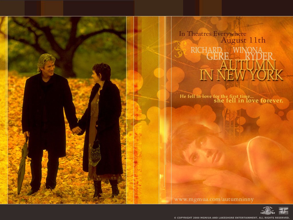 Autumn In New York Movies Wallpaper