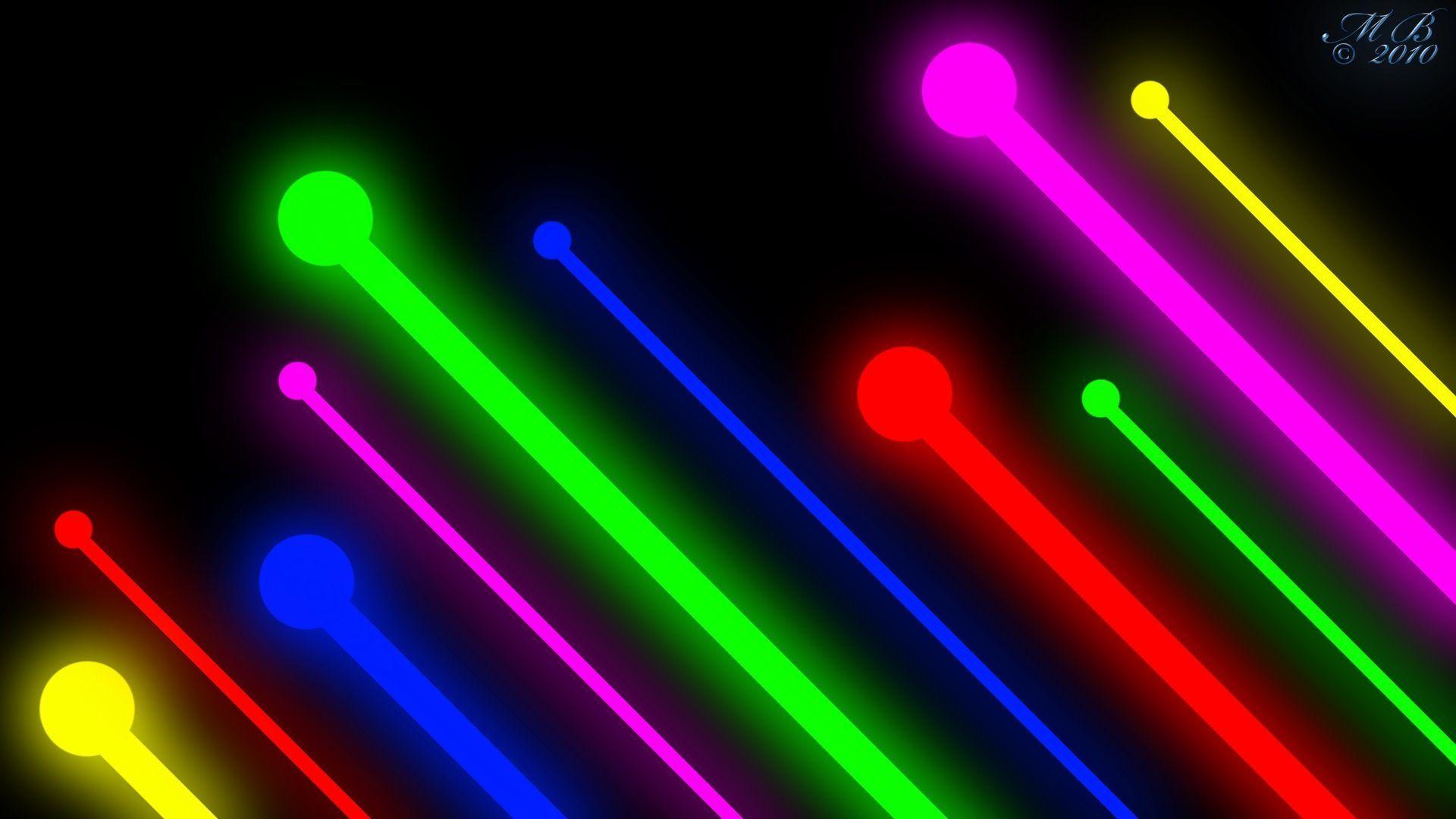 Neon Lights Background