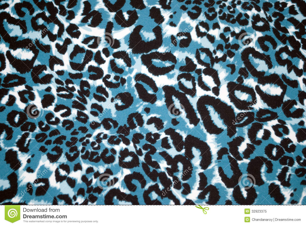 Blue Leopard Print Wallpaper And Black Cheetah