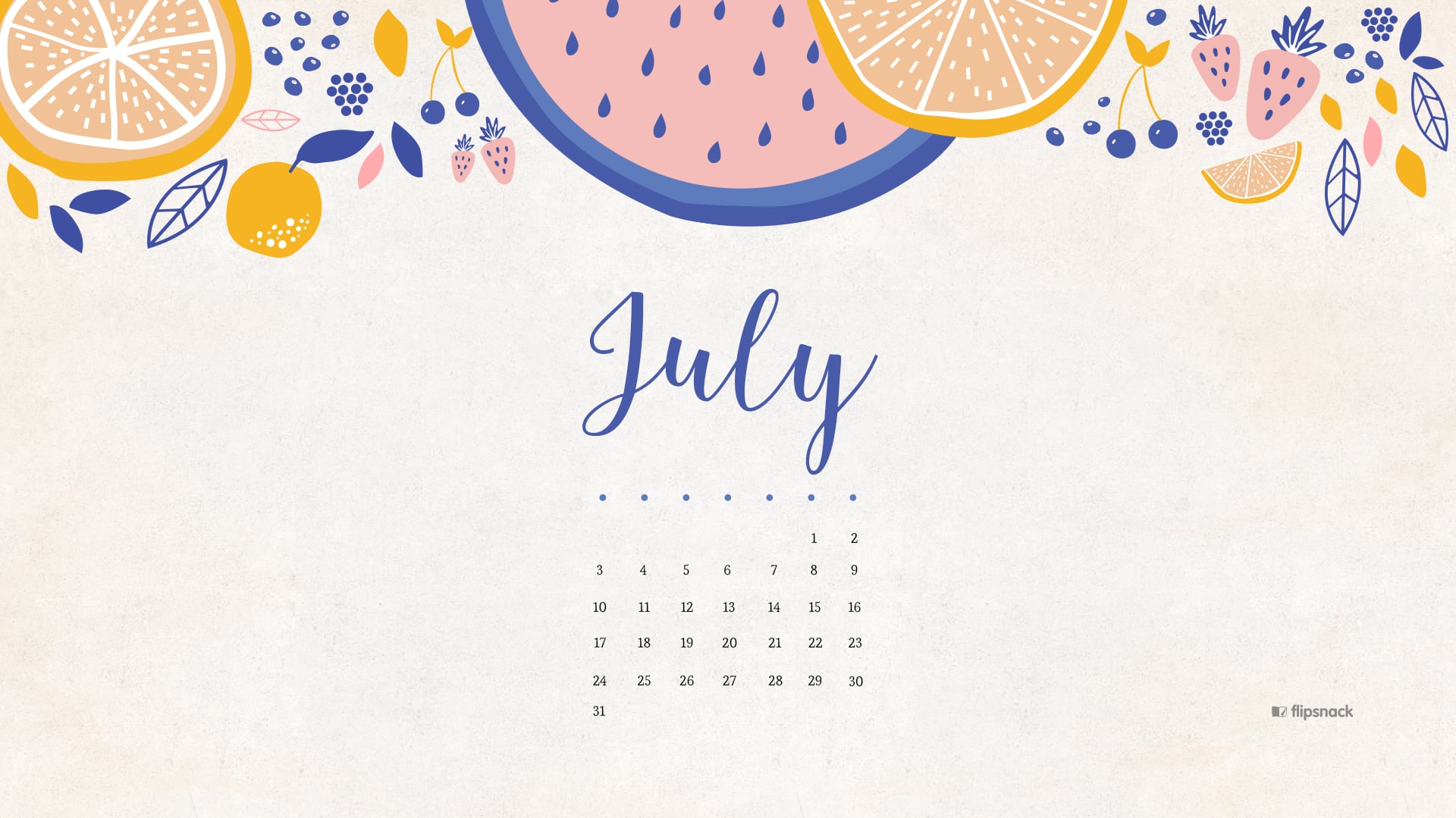 35+] Desktop Wallpapers Calendar July 2017 - WallpaperSafari