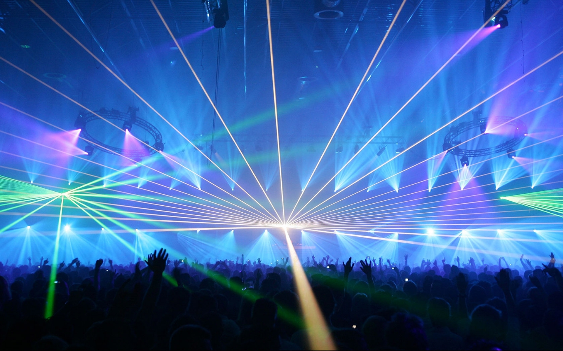 Techno Rave Lasers Wallpaper Entertainment HD