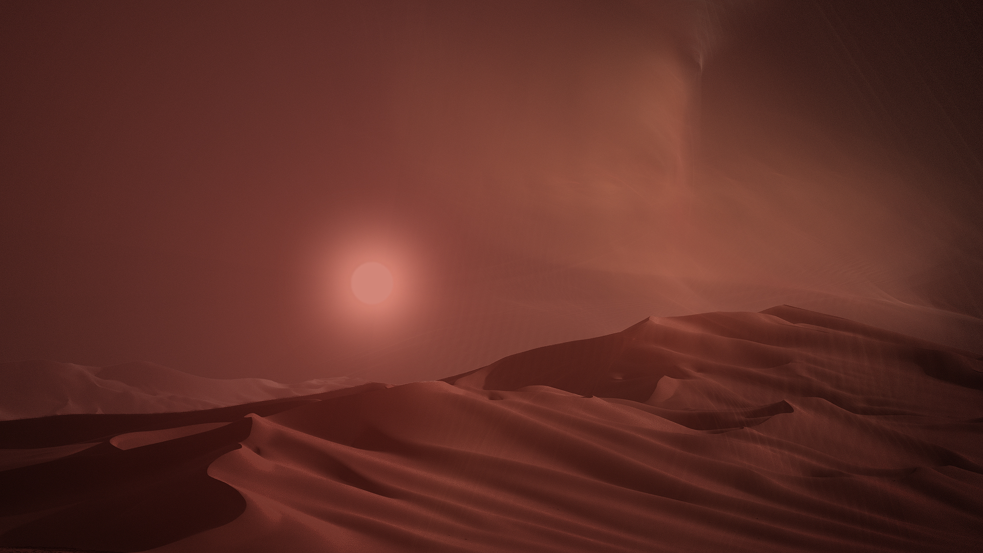 Red Desert Storm By Lymos Customization Wallpaper Photo Manipulated