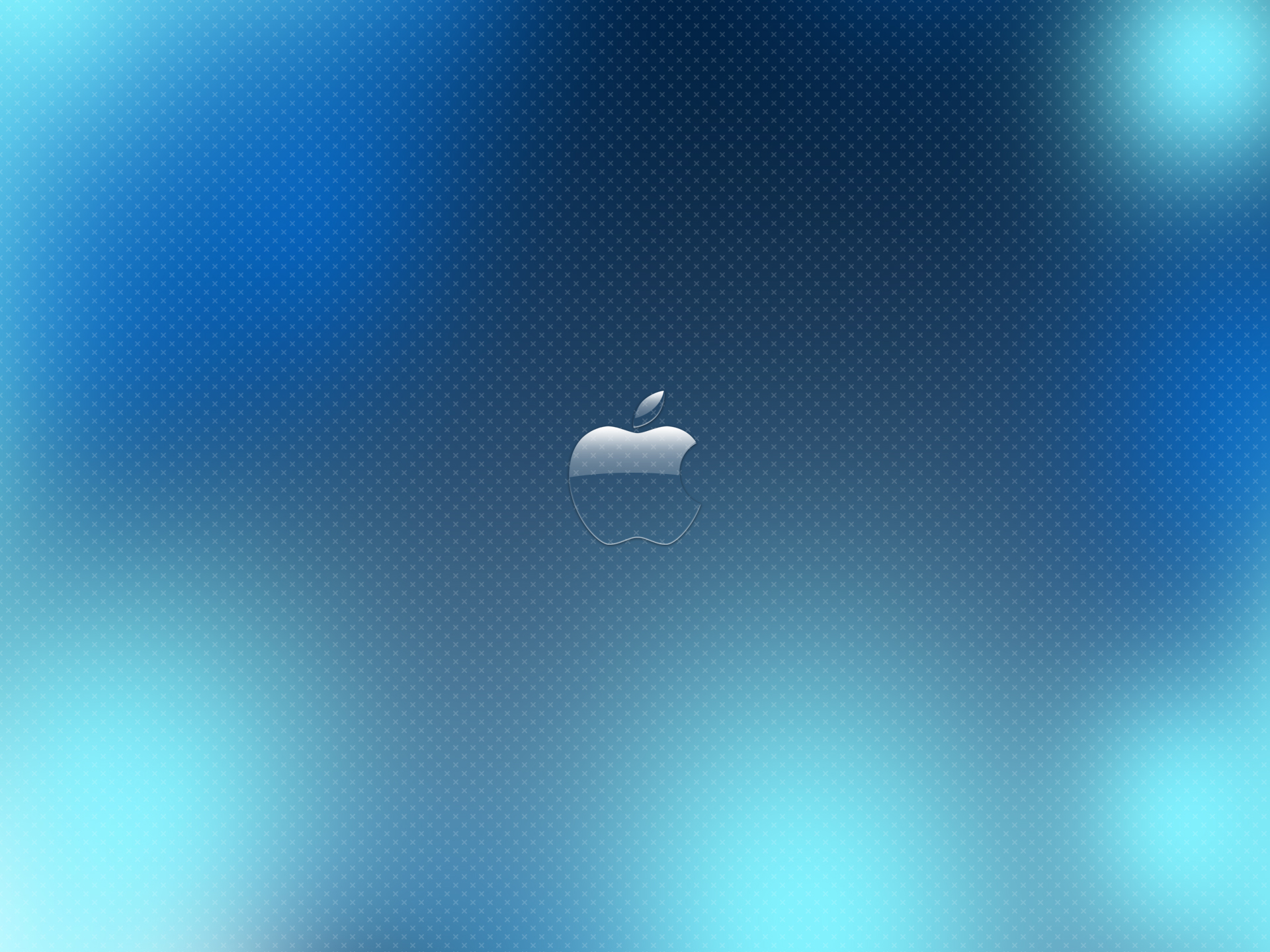 Blue Glass Apple All For Desktop