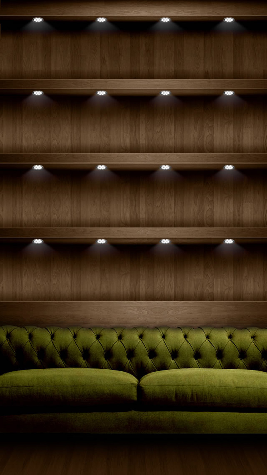 The Bookshelf Wallpaper Was Was All The Rave Back In 11 Does Anybody Still Use A Wallpaper Like This Ios