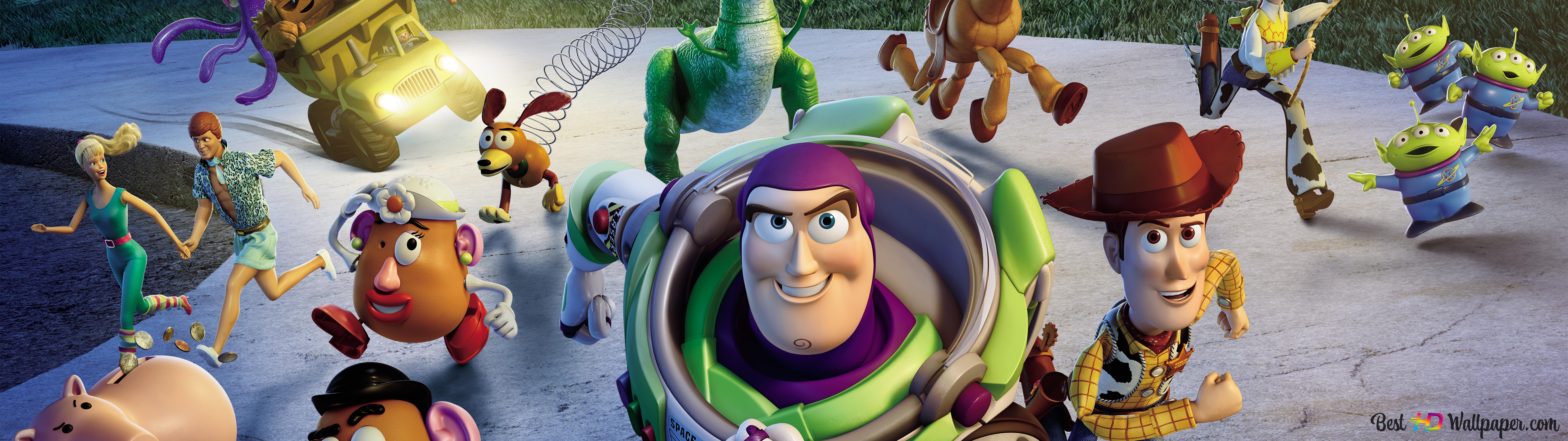 Toy Story Adventure Team Collaborating 8k Wallpaper