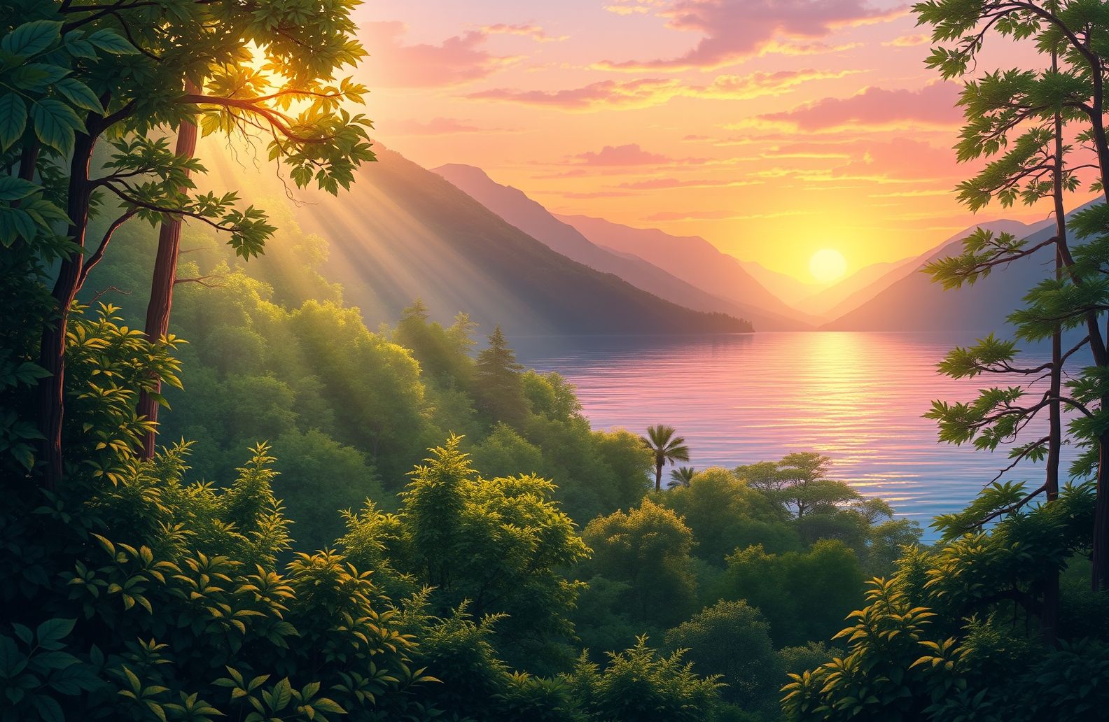 Dual Monitor Nature Wallpaper