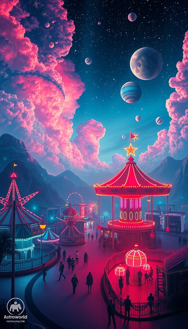 Astroworld HD Retro Wallpaper