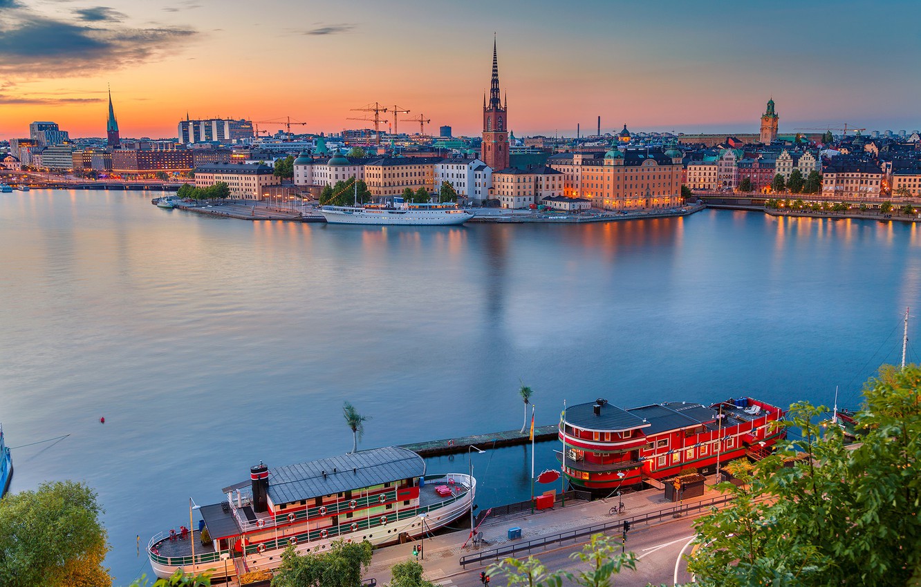 Wallpaper Morning Sweden Stockholm Image For Desktop Section