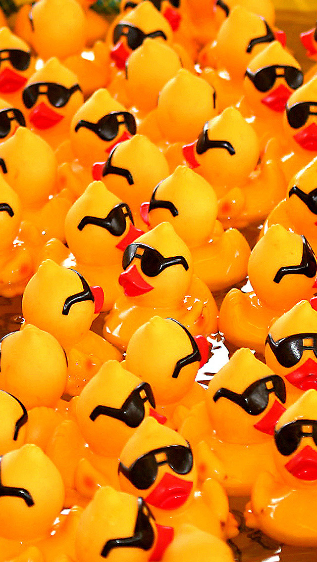 Rubber Ducks iPhone Wallpaper Tags Duckie Toys Yellow