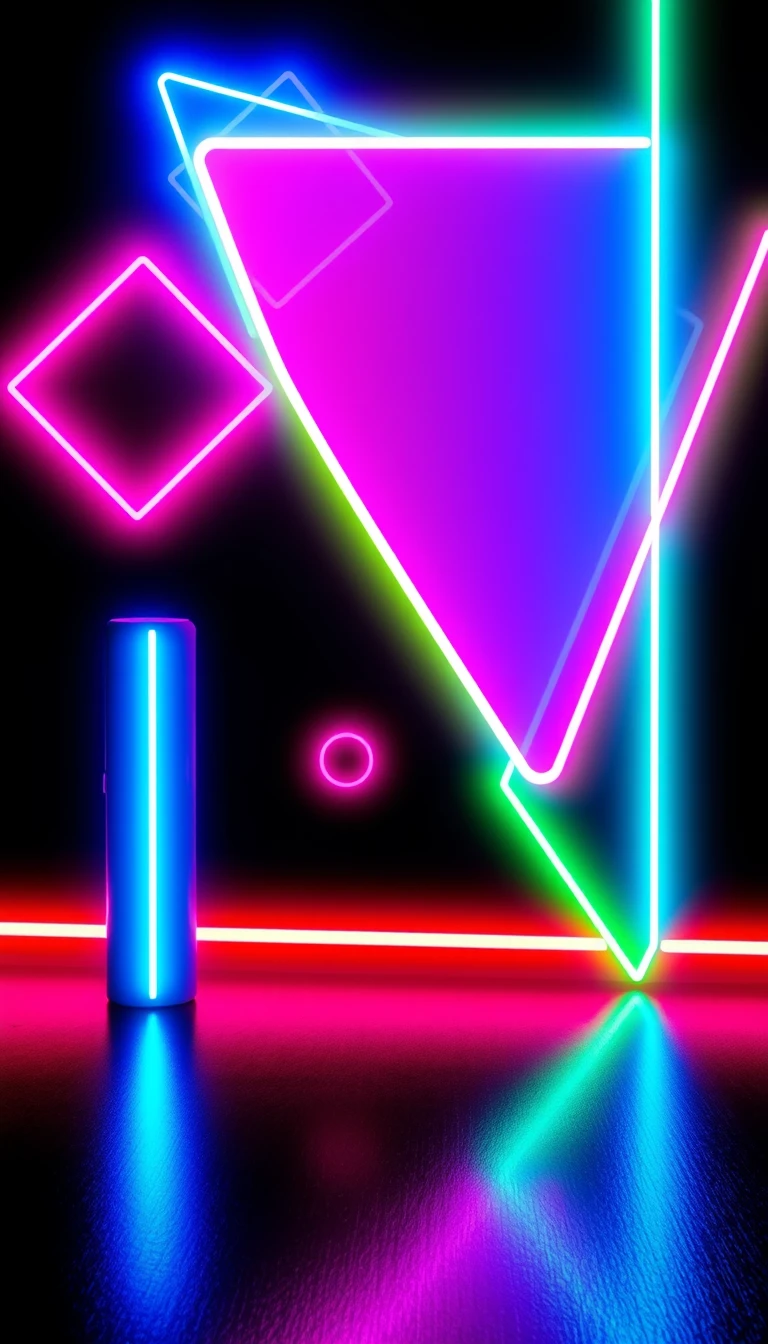 Neon 4k Phone Wallpaper