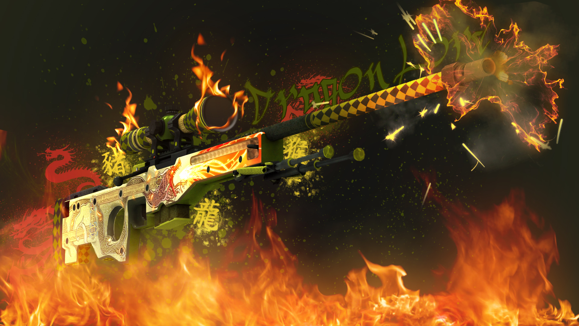Awp Dragon Lore Wallpaper