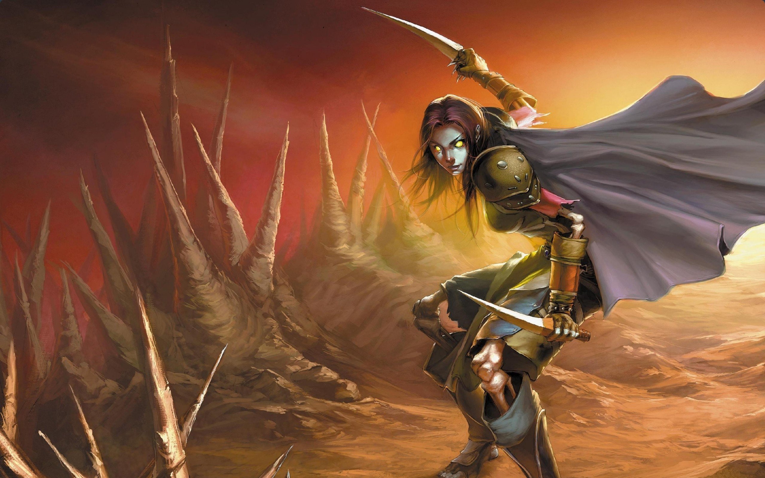 World Of Warcraft Actress Hands Models Fantasy Art Rogue Acid Forsaken