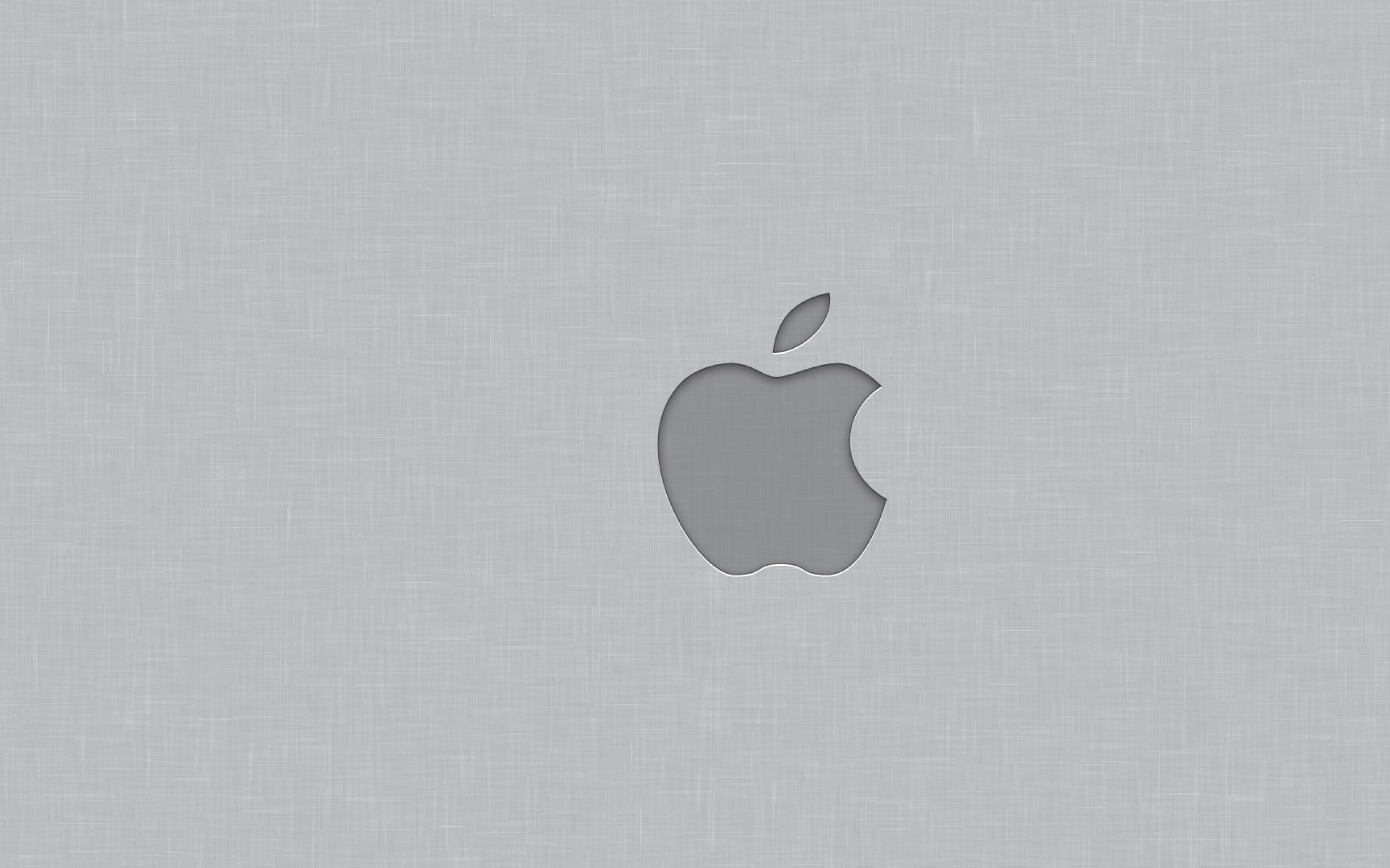 Apple Inc Apples Grey Background Linen Wallpaper