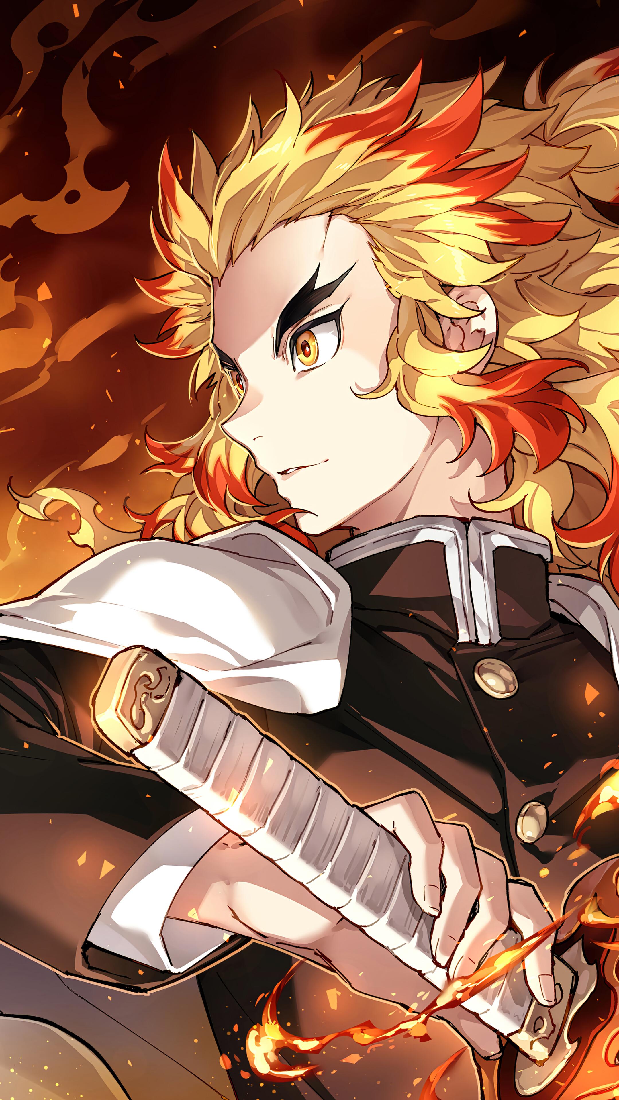  50 Kyojuro Rengoku Wallpapers WallpaperSafari