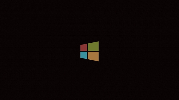Black Background Windows Simple Minimalistic