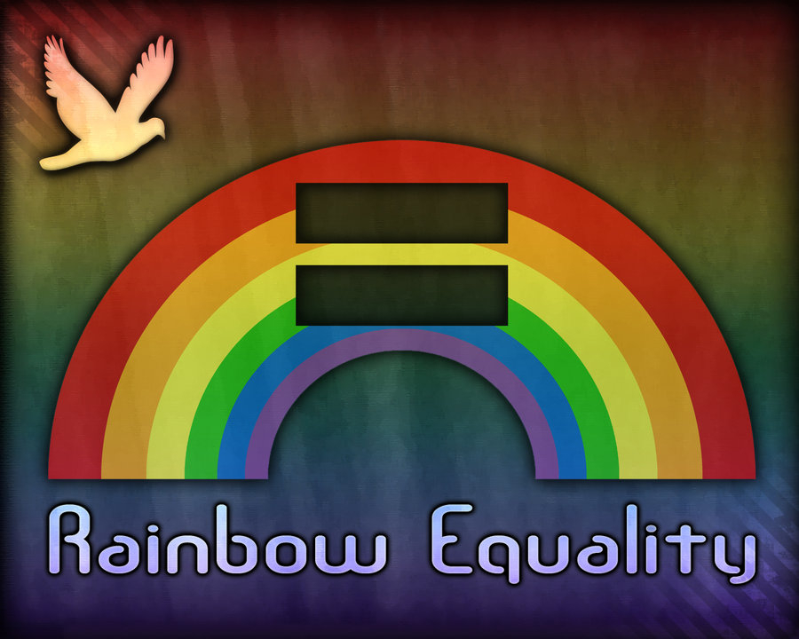 Rainbow Equality Background By Nijlonkai Customization Wallpaper