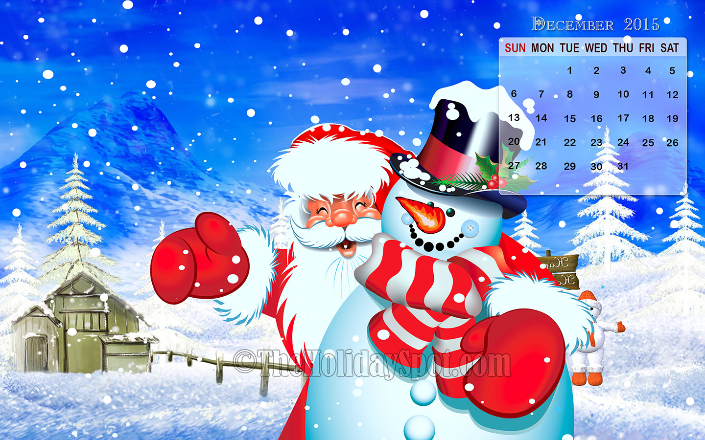 Image December Calendar Wallpaper