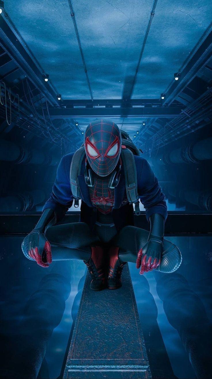 Spiderman Miles Morales HD Wallpaper Marvel Art