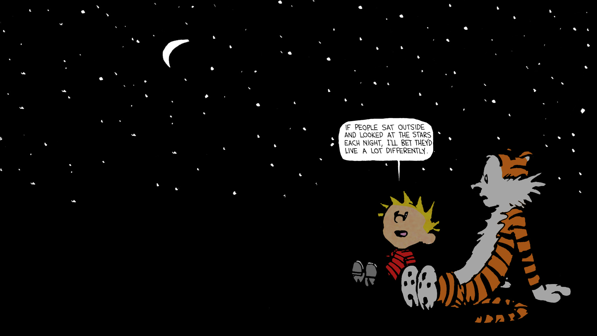 September At In Calvin And Hobbes Stars