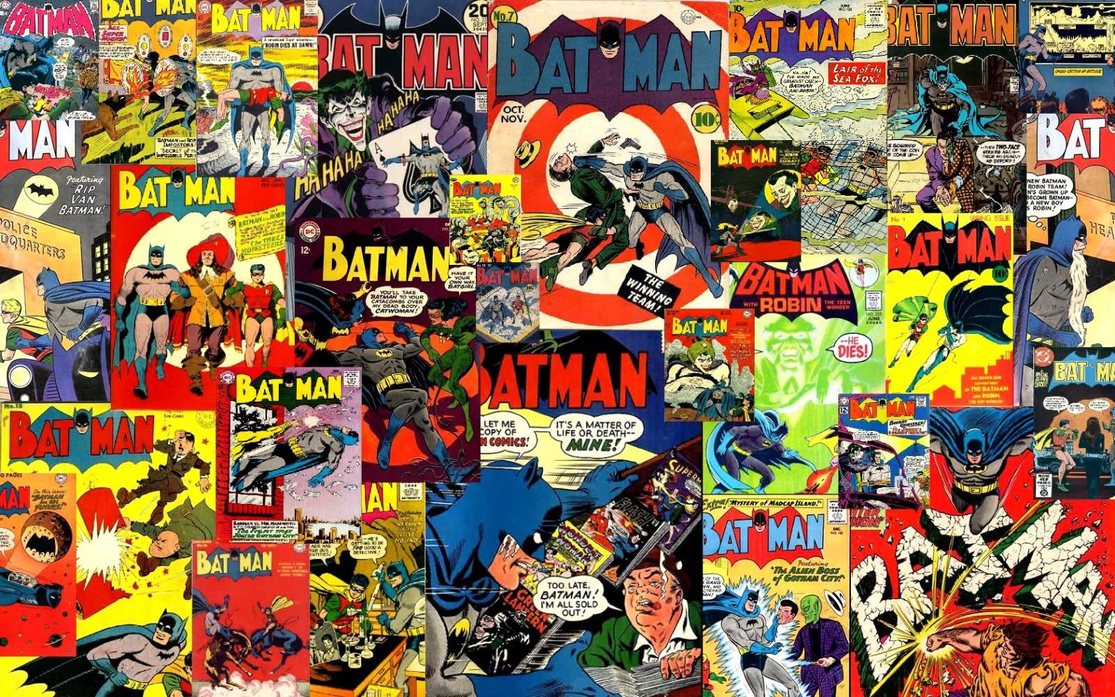 Batman Ic Collage Book Wallpaper Marvel Cartoons Iron