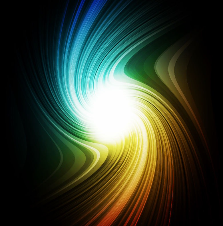 Vector Rainbow Swirl Background Graphics All Web
