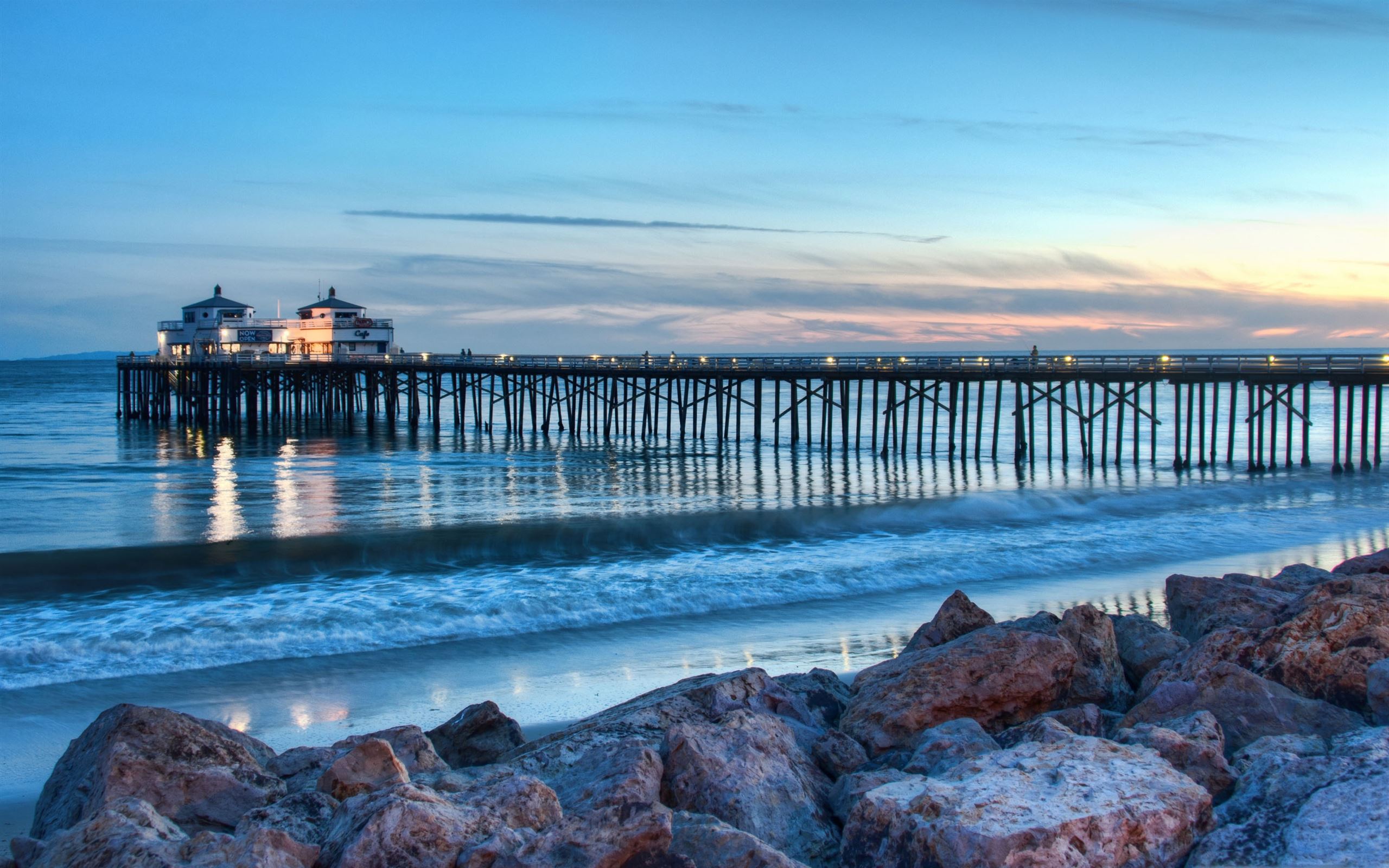 Evening In Malibu Mac Wallpaper