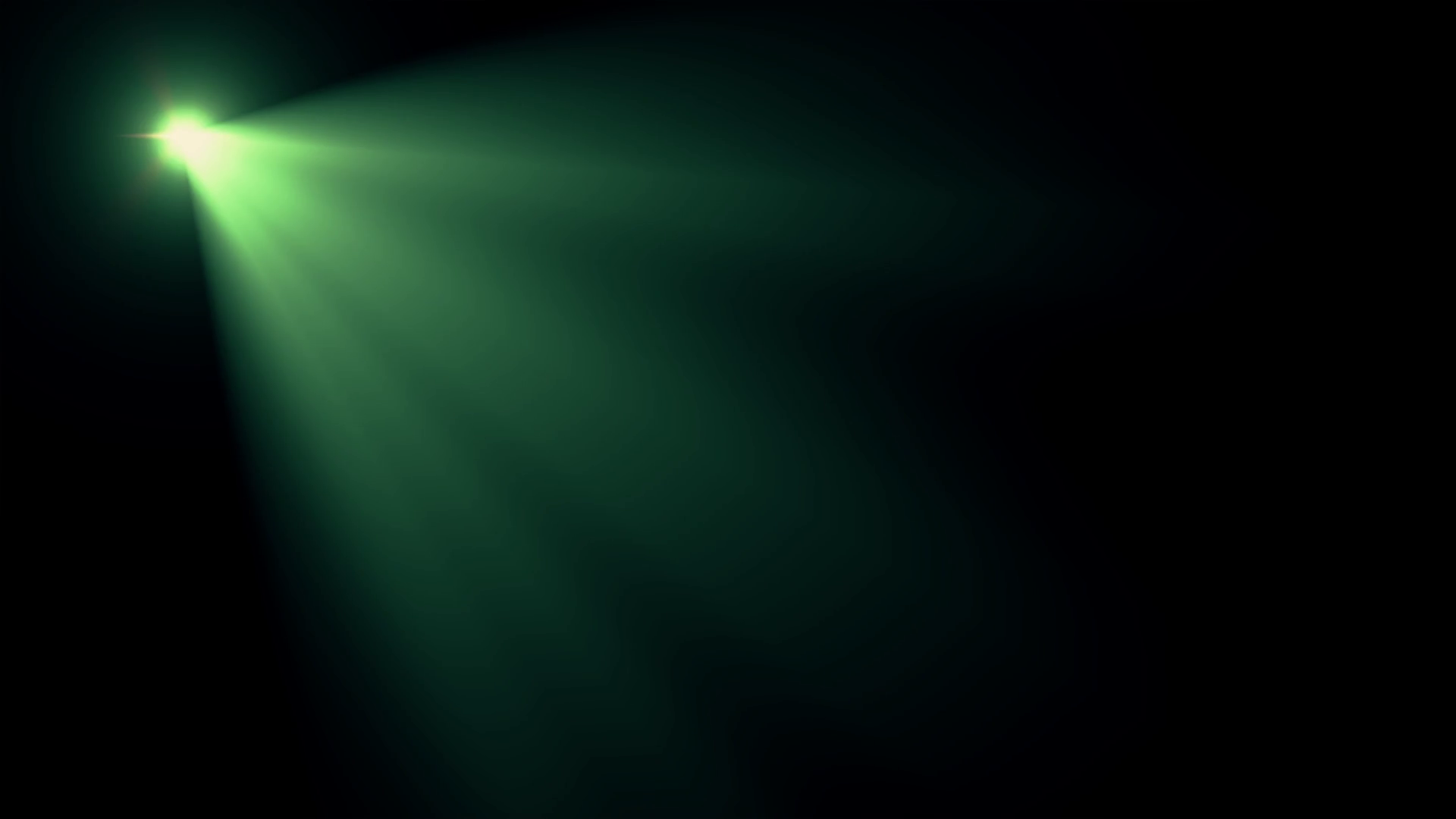 Diagonal Green Spotlight Shine Flicker Lights Optical Lens Flares
