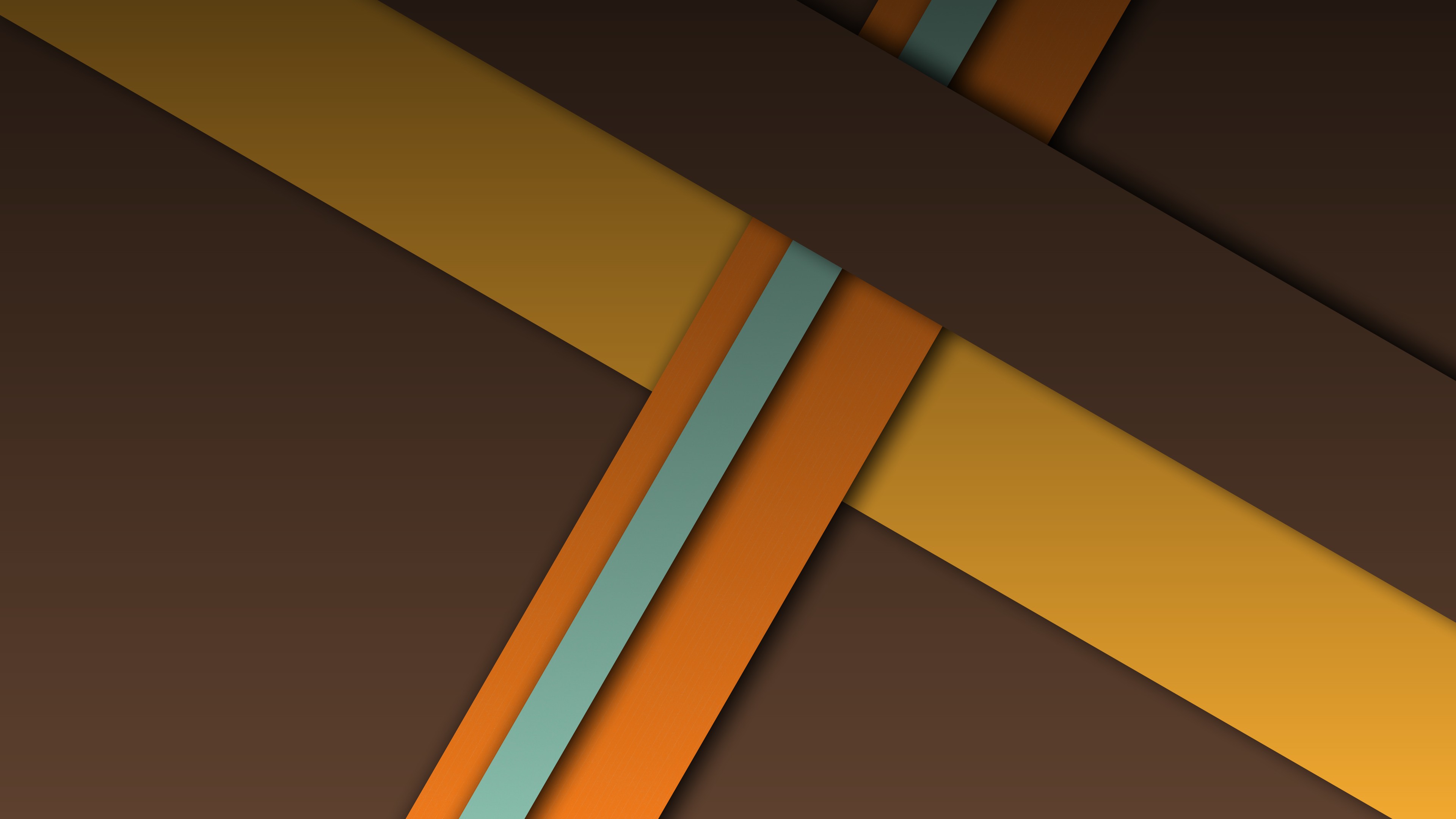 Found The Perfect Minimalist Brown Orange Teal Desktop Background