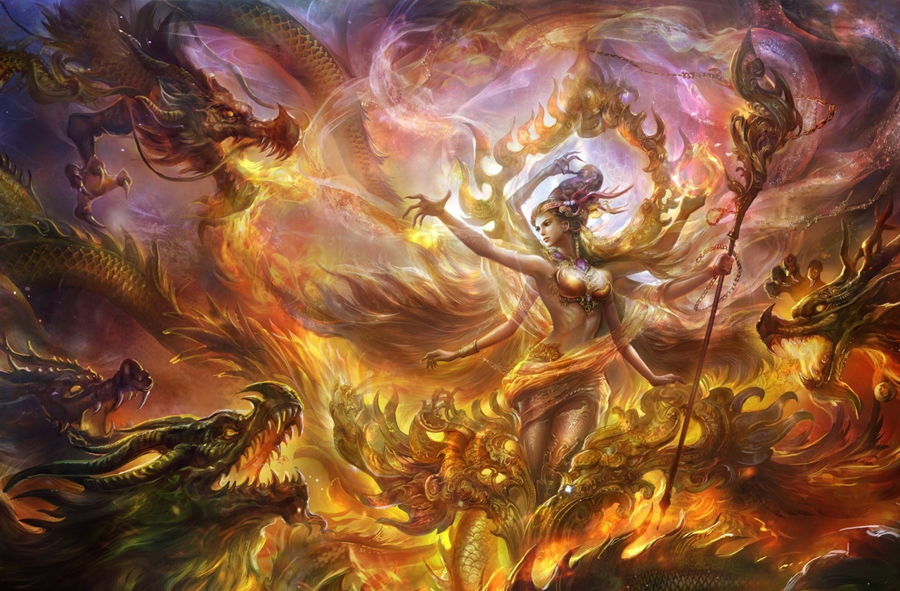 Queen Of The Dragons Puter Wallpaper Desktop Background