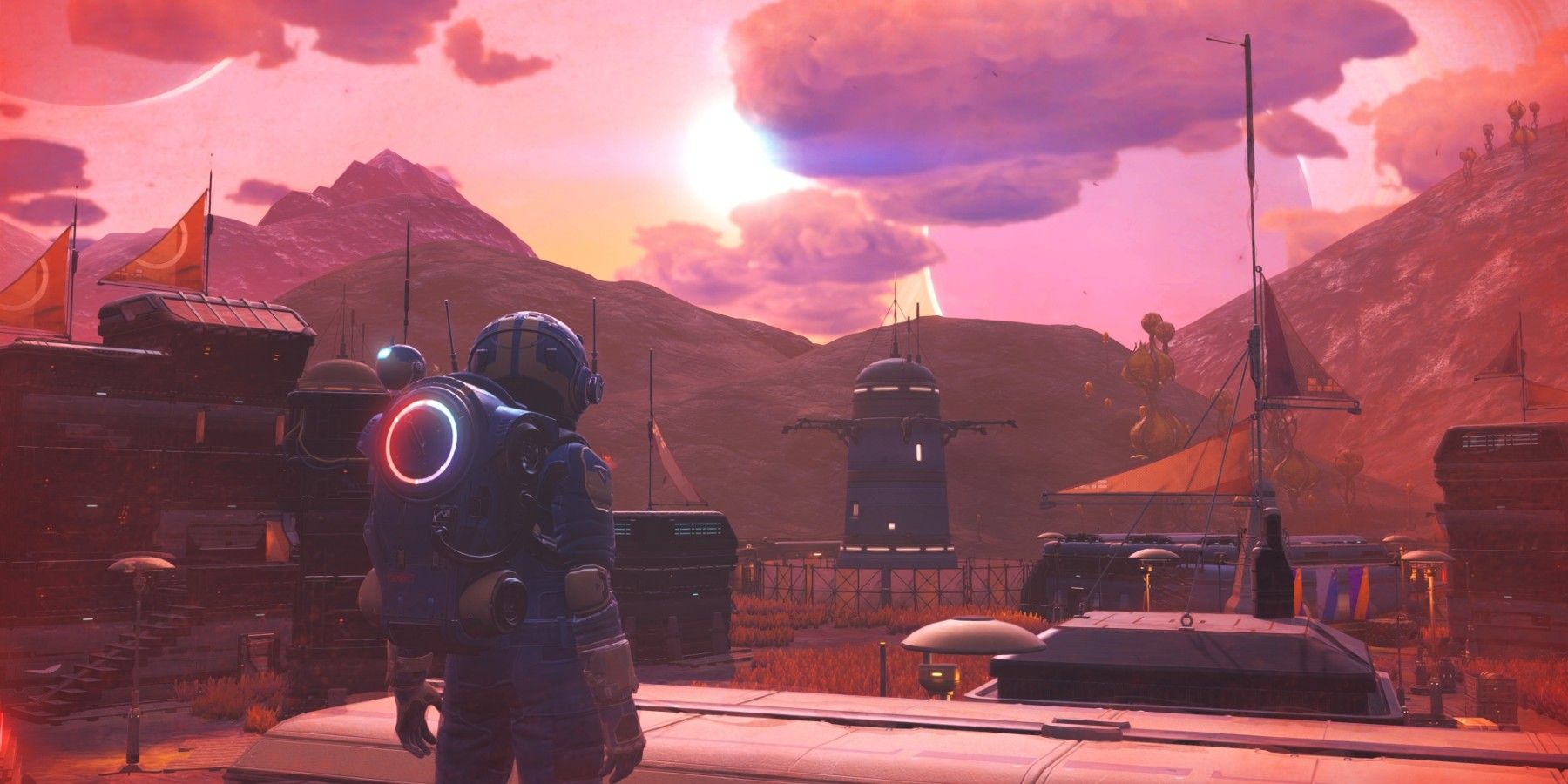 No Mans Sky Frontiers Update Adding Planetary Settlements And Much More Wallpaper