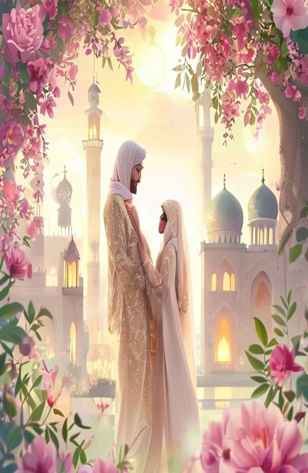 Islamic Couple Wallpaper Models