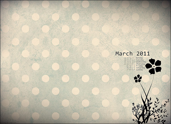 March Desktop Background
