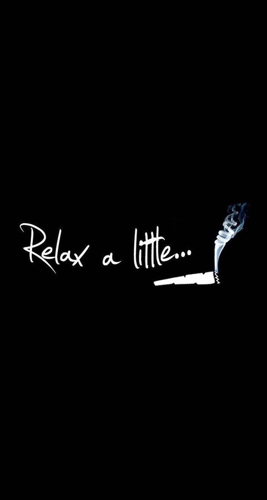 Relax A Little Smoke Weed iPhone Plus HD Wallpaper