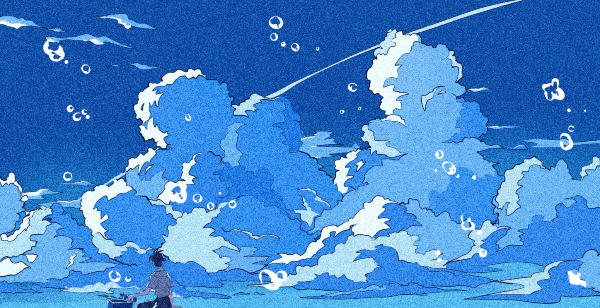 Free download 37 ideas de LAPTOP WALLPAPER ideas de fondos de pantalla  fondos [2048x1052] for your Desktop, Mobile & Tablet | Explore 11+ Blue  Anime Desktop Wallpapers | Anime Background, Blue Backgrounds, Background  Anime