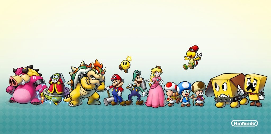 Wallpaper Characters Mario And Luigi Bowser S Inside Story Photo